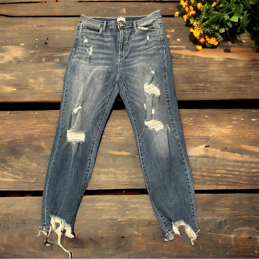 Sneak Peek Distressed Jeans